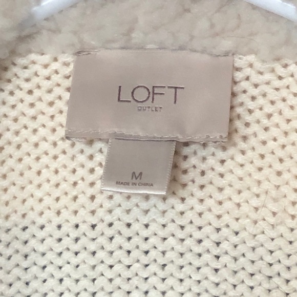 Loft Outlet Suede/Sherpa lined Vest - Picture 6 of 7